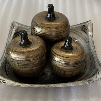 Juego de manzana decorativa